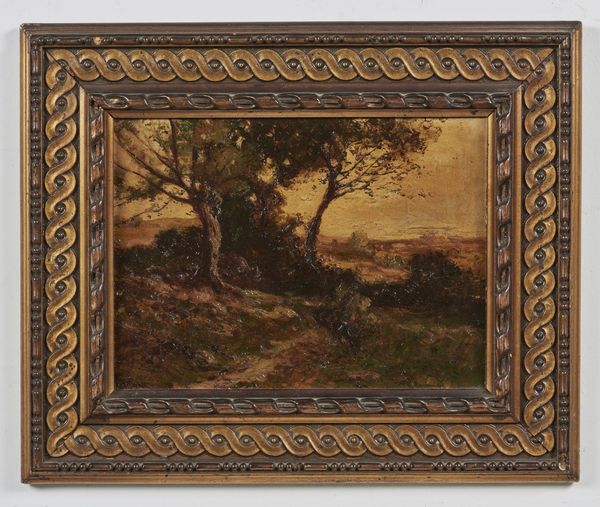 CLARA LUIGI (1875 - 1925) : Paesaggio.  - Asta Asta 353 | Arte antica e del XIX secolo - Associazione Nazionale - Case d'Asta italiane
