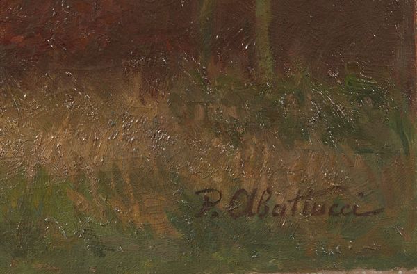 ABATUCCI PIERRE (1871 - 1942) : Paesaggio autunnale.  - Asta Asta 353 | Arte antica e del XIX secolo - Associazione Nazionale - Case d'Asta italiane