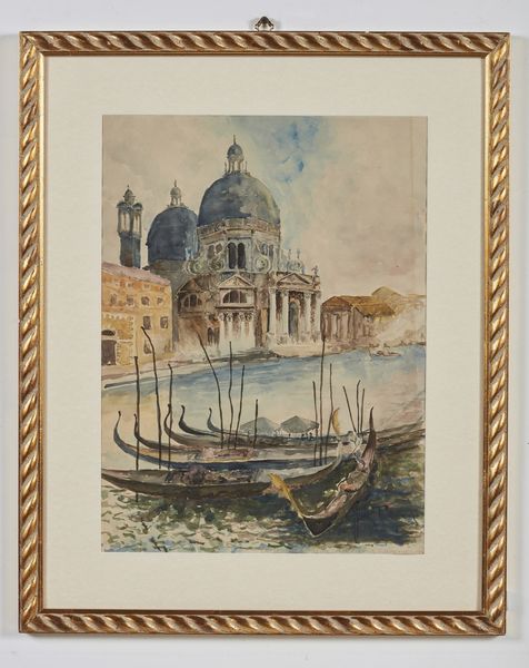 RAIMONDI ALDO (1902 - 1998) : Chiesa della salute, Venezia.  - Asta Asta 353 | Arte antica e del XIX secolo - Associazione Nazionale - Case d'Asta italiane