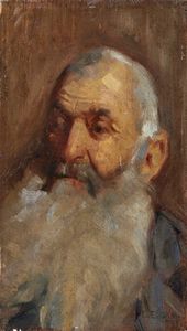 ESPOSITO GAETANO (1858 - 1911) - Ritratto di anziano.