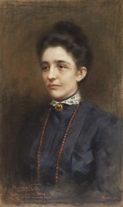 GALLI RICCARDO (1869 - 1944) - Ritratto di donna.