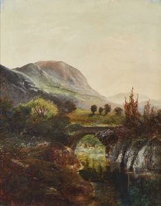 Artista inglese del XIX secolo - Paesaggio.