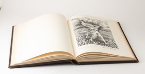 ,Pericle Fazzini : Bassorilievo con libro Eneide  - Asta Arte Moderna | Cambi Time - Associazione Nazionale - Case d'Asta italiane