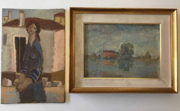 Autori diversi, Firma indecifrata, due dipinti uno del 1949  - Asta Antiquariato Febbraio | Cambi Time - Associazione Nazionale - Case d'Asta italiane