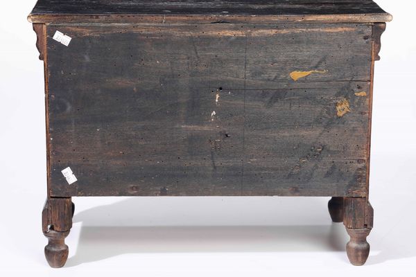 Modellino di cassettone in legno lastronato e intarsiato, XVIII secolo  - Asta Antiquariato Febbraio | Cambi Time - Associazione Nazionale - Case d'Asta italiane