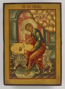 Icona russa del XIX secolo - Pasqua di resurrezione.