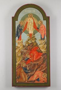 Icona russa del XIX secolo - Resurrezione.