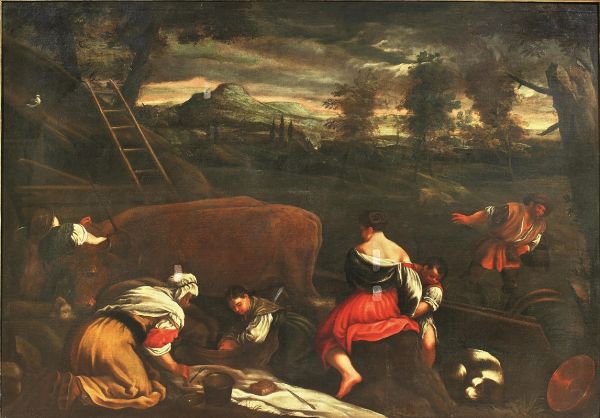 Bottega dei Bassano, sec. XVII  - Asta ARCADE | Dipinti dal XVI al XVIII secolo - Associazione Nazionale - Case d'Asta italiane