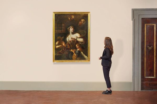 Scuola napoletana, sec. XVII  - Asta ARCADE | Dipinti dal XVI al XVIII secolo - Associazione Nazionale - Case d'Asta italiane