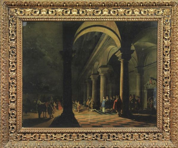 Scuola olandese, sec. XVII  - Asta ARCADE | Dipinti dal XVI al XVIII secolo - Associazione Nazionale - Case d'Asta italiane