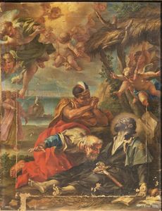 Scuola romana, sec. XVII  - Asta ARCADE | Dipinti dal XVI al XVIII secolo - Associazione Nazionale - Case d'Asta italiane