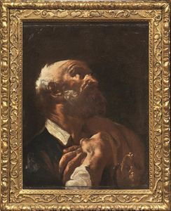 Attribuito a Giovanni Battista Piazzetta  - Asta ARCADE | Dipinti dal XVI al XVIII secolo - Associazione Nazionale - Case d'Asta italiane
