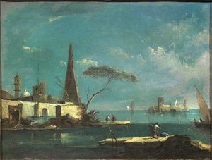 Giacomo Guardi  - Asta ARCADE | Dipinti dal XVI al XVIII secolo - Associazione Nazionale - Case d'Asta italiane