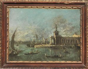 Attribuito a Francesco Guardi  - Asta ARCADE | Dipinti dal XVI al XVIII secolo - Associazione Nazionale - Case d'Asta italiane