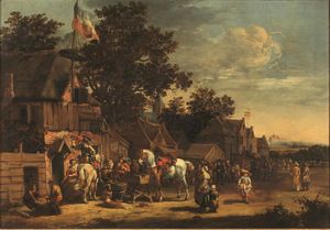 Scuola olandese, sec. XVIII  - Asta ARCADE | Dipinti dal XVI al XVIII secolo - Associazione Nazionale - Case d'Asta italiane