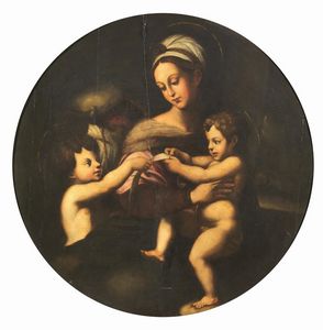 Scuola emiliana, sec. XVI  - Asta ARCADE | Dipinti dal XVI al XVIII secolo - Associazione Nazionale - Case d'Asta italiane