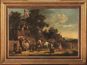 Scuola olandese, sec. XVIII  - Asta ARCADE | Dipinti dal XVI al XVIII secolo - Associazione Nazionale - Case d'Asta italiane