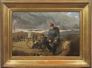 Artista francese del sec. XIX  - Asta ARCADE | Dipinti dal XIX al XX secolo - Associazione Nazionale - Case d'Asta italiane