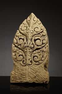 Arte Sud-Est Asiatico - Fregio in pietra arenaria  Cambogia, periodo Khmer (IX -XV secolo)