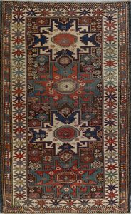 . - Tappeto Shirvan Lesghi  Caucaso, Azerbaijian, Shirvan, seconda met XIX secolo