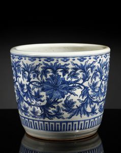 Arte Cinese - Giardiniera bianca e blu China, inizi XX secolo