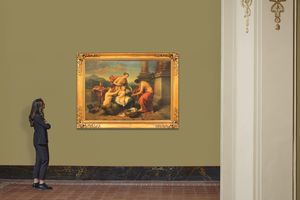 Scuola toscana, sec. XIX  - Asta ARCADE | Dipinti dal XIX al XX secolo - Associazione Nazionale - Case d'Asta italiane
