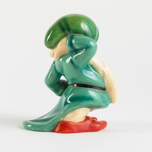 Ceramica Zaccagnini, Firenze, 1950 ca Pisolo  - Asta Arti decorative del XX secolo | Cambi Time - Associazione Nazionale - Case d'Asta italiane