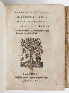 ,Scriptores rei rusticae - Scriptores rei rusticae Scripoteres rei rustica, Parigi, ex officina, Roberti Stephani Typographi Regi, 1543.