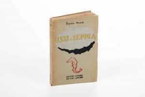 ,Eugenio Montale - Ossi di Seppia. Lanciano, Carabba, 1931.<BR>Terza edizione, rara e ricercata