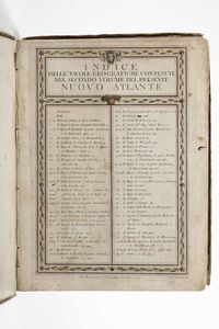 ,Cassini Giovanni Maria - Cassini, Giovanni Maria Atlante ( solo volume secondo Europa)... In Roma, presso la calcografia Camerale, 1797.