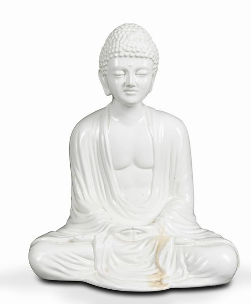 Figura di Buddha Amitayus in porcellana Blanc de Chine, Cina, XX secolo  - Asta Arte Orientale | Cambi Time - Associazione Nazionale - Case d'Asta italiane