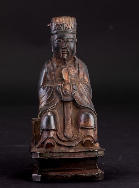 Figura di Wenchang Dijun seduto in bronzo, Cina, Dinastia Ming, XVII secolo  - Asta Arte Orientale | Cambi Time - Associazione Nazionale - Case d'Asta italiane