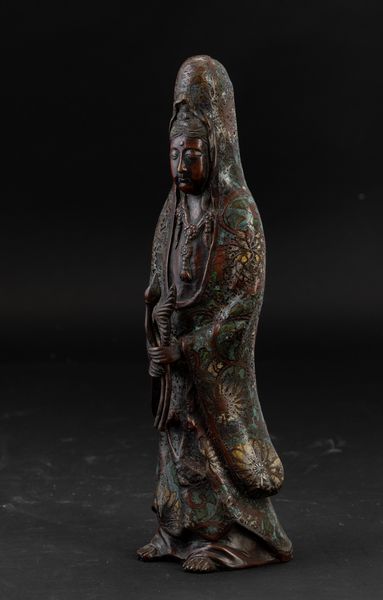 Figura di Guanyin a smalti cloisonn, Giappone, periodo Meiji (1868-1912)  - Asta Arte Orientale | Cambi Time - Associazione Nazionale - Case d'Asta italiane
