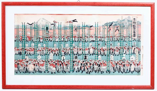 Xilografia con figure di soldati, Giappone, periodo Meiji, XIX secolo  - Asta Arte Orientale | Cambi Time - Associazione Nazionale - Case d'Asta italiane