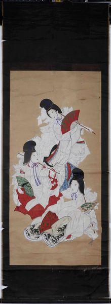 Dipinto su carta raffigurante Geishe, Giappone, periodo Meiji  (1868-1912)  - Asta Arte Orientale | Cambi Time - Associazione Nazionale - Case d'Asta italiane