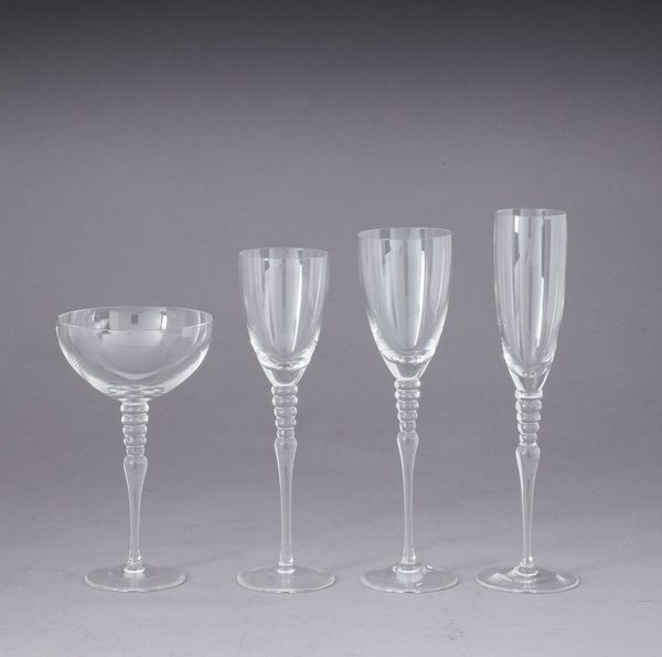 Servizio di bicchieri Classic Rose <BR>Germania, Manifattura Rosenthal, 1980 circa  - Asta Arredo per la tavola | Cambi Time - Associazione Nazionale - Case d'Asta italiane