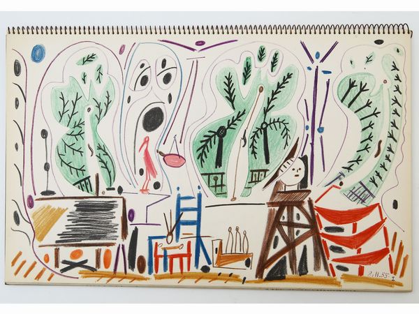 Picasso Carnet de la Californie 1959  - Asta Arte Moderna e Contemporanea - Associazione Nazionale - Case d'Asta italiane