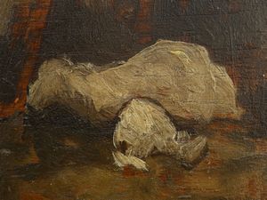,Giovanni Fattori : Pecore nell'ovile  - Asta Arte Moderna e Contemporanea - Associazione Nazionale - Case d'Asta italiane