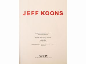 Monografia di Jeff Koons  - Asta Arte Moderna e Contemporanea - Associazione Nazionale - Case d'Asta italiane