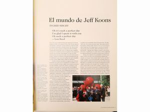 Monografia di Jeff Koons  - Asta Arte Moderna e Contemporanea - Associazione Nazionale - Case d'Asta italiane