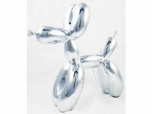 ,Editions Studio - Balloon Dog (Silver), da un modello di Jeff Koons