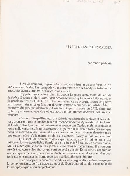 ,Alexander Calder : Derierre Le Miror Calder  - Asta Stampe e multipli | Cambi Time - Associazione Nazionale - Case d'Asta italiane
