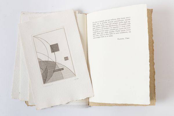 Libro con litografie, tra cui una di Emilio Vedova  - Asta Stampe e multipli | Cambi Time - Associazione Nazionale - Case d'Asta italiane