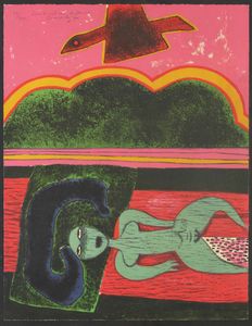 ,Guillaume Corneille - Sous le ciel rose la Jeune, 1975