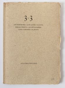 Libro con litografie, tra cui una di Emilio Vedova  - Asta Stampe e multipli | Cambi Time - Associazione Nazionale - Case d'Asta italiane