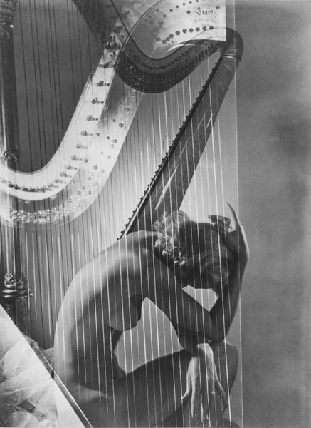 ,Horst P. Horst : Lisa with Harp  - Asta Fotografia - Associazione Nazionale - Case d'Asta italiane