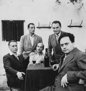 ,Irving Penn - Renato Birolli, Duilio Morosini, Giuseppe Migneco, Vittorio Sereni e Beniamino Ruoppolo, Milano