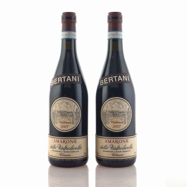 Bertani, Amarone della Valpolicella Classico 2007  - Asta Vini e Distillati Web Only - Associazione Nazionale - Case d'Asta italiane