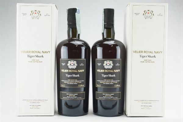 Velier Royal Navy Tiger Shark  - Asta Rum, Whisky e Distillati da Collezione | Asta a Tempo - Associazione Nazionale - Case d'Asta italiane