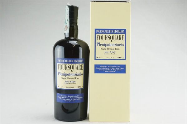 Foursquare Plenipotenziario 2007  - Asta Rum, Whisky e Distillati da Collezione | Asta a Tempo - Associazione Nazionale - Case d'Asta italiane